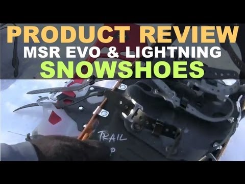 how to fasten msr snowshoes