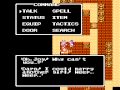 this video covers the end of chapter 4 in dragon quest iv on the nes. in this video, nara and mara confront and defeat balzack and then escape to endor via ship. using the gunpowder jar they found in the aktempto mine. the party scares the chancellor in keeleon castle into showing where the hidden chamber is. note that the heroes must keep a safe distance to avoid being seen. once in the hidden chamber, they confront balzack who recognizes them. balzack attempts to use many spells, but the sphere of silence is used to counter him. he changes colors and can no longer use spells making him much easier. after balzack is defeated, keeleon appears and chastises balzack for being beaten. he then steps in and fights the sisters and orin. the keeleon fight cannot be won and is intended to be lost rather quickly. this was the first occurence of such a battle in the dragon quest series. keeleon easily overpowers the sisters. note that mara casts blaze on herself to escape keeleon's wrath! after being defeated, the sisters escape the keeleon jail and flee. orin stays behind to protect them and pays the price. however, despite the fact that orin seems to be dead, he makes another appearance later in chapter 5. in haville, the sisters use the boarding pass to escape to endor before keeleon can track them any further. this ends chapter 4.
