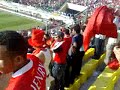 جمهور الأهلى قبل مباراة  الفاصلة مع الإسماعيلى