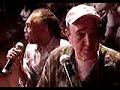 jo�o donato e gilberto gil cantam durante a inagura��o da usina de arte jo�o donato