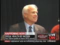 McCain's Comments to Obama at the Fiscal Health of the Nation Closing Press Conference visit: firedoglake.com