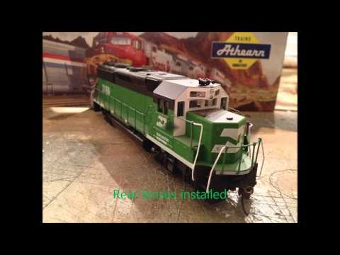 how to paint ho scale locomotives