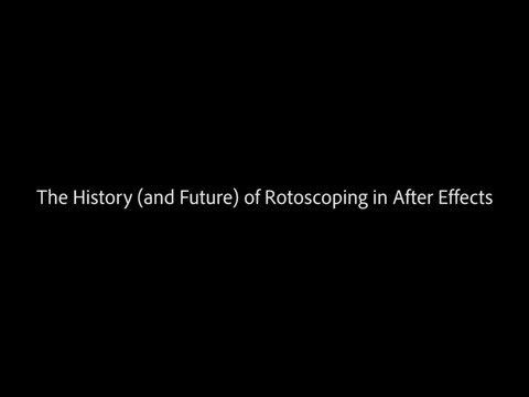 dhelmly - Here's a video created for our AdobeTV showing how After Effects has evolved throughout the past 20 years to make rotoscoping a less eye-bleeding task. Check...