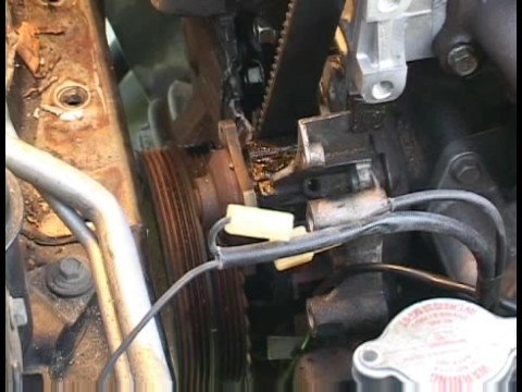Mazda 626 Water Pump Replacement : Mazda 626 Water Pump Replacement: Using a Drop Light
