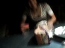 me n josie cup action [slow mo]
