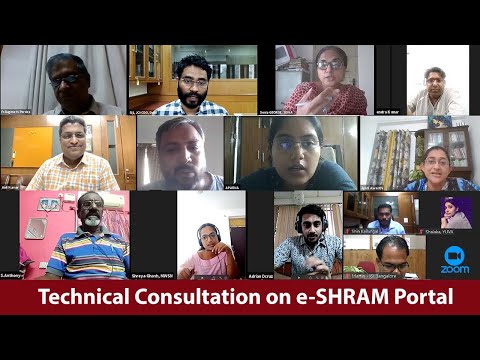 Technical Consultation on e-Shram Portal