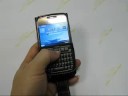 PDair Leather Case for Nokia E71 - Flip Type (Black)