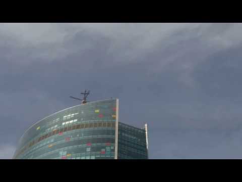 Helicopter Landing on building | Kuwait city
