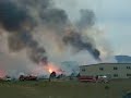 Video from the first day of the Linehan Fire in Mound House, Nevada.