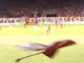 nimes olympique 3 - 1 laval fin du match aux costières