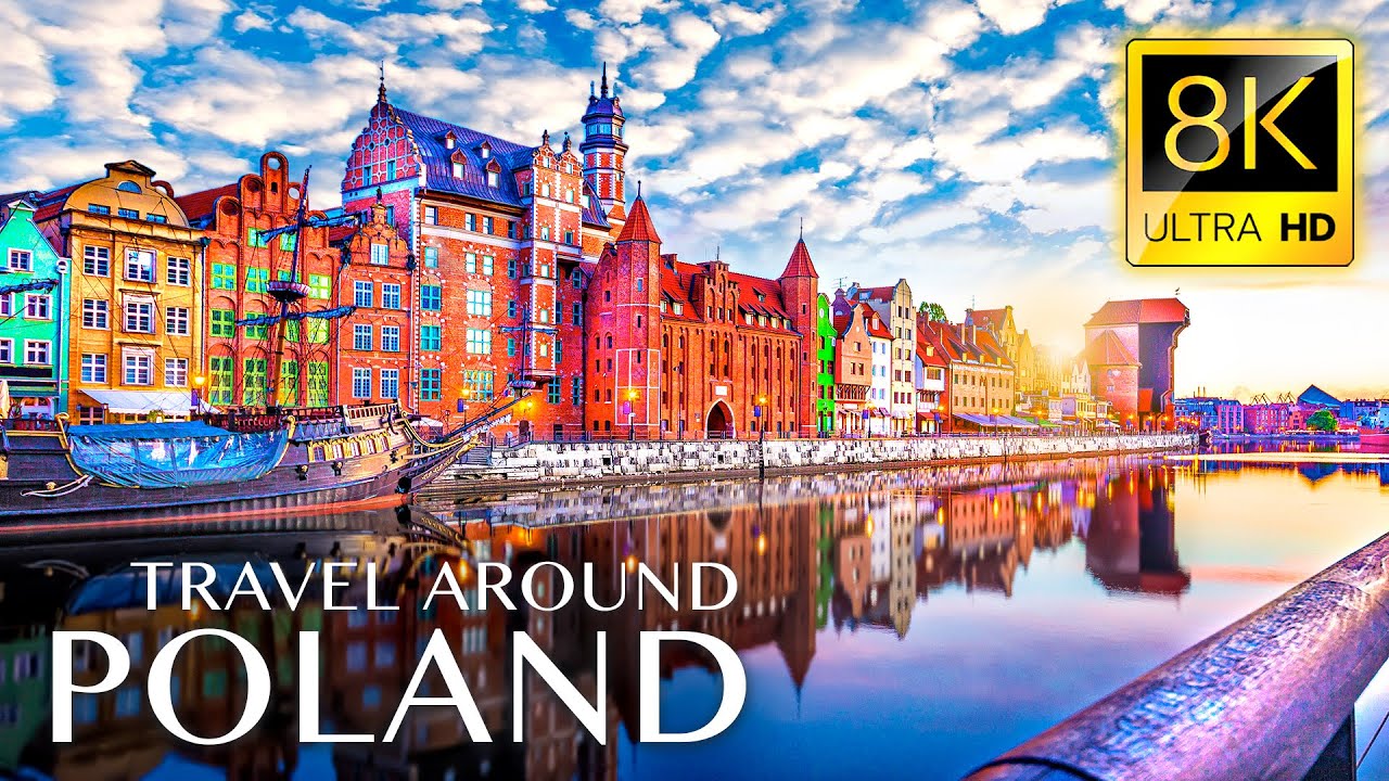 Stunning POLAND Tour in 8K ULTRA HD - Best Places in Poland with Relaxing Music 8K TV
