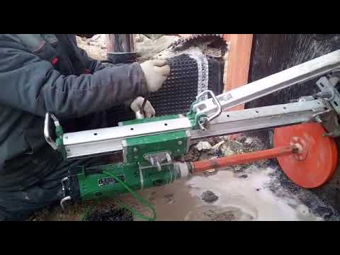 Алмазная установка BYCON PRO-350 (мотор DMP-352+станина DSP-352). Сверление диаметром 400 мм L800. Санкт-Петербург