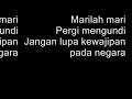 Mari Mengundi + Lirik Lagu Mari Mengundi + Lirik Lagu