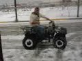 kawasaki bayou 220 snowdraft.3gp