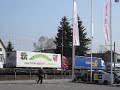 Train loading LKW Hupac SBB Schweizerische Bundesbahnen Train loading LKW Hupac SBB Schweizerische Bundesbahnen