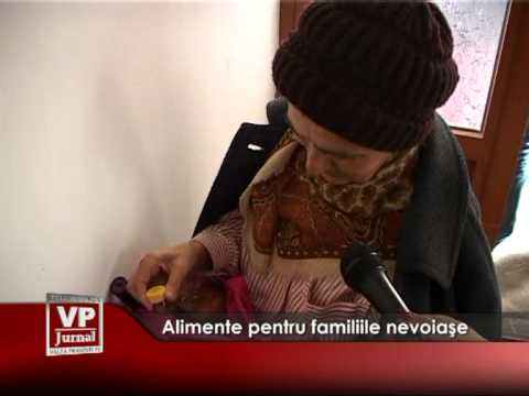 Alimente pentru familiile nevoiaşe