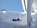 Colgado de un telesilla