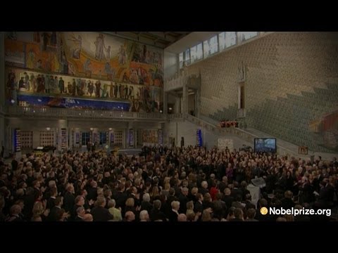 Peace - The Nobel Peace Prize for 2013 will be awarded in Oslo City Hall on Tuesday 10 December at 1:00 pm.