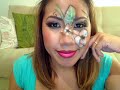 MAC Makeup:  Halloween Midnight Bloom Look