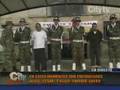 Presentación guerrilleros capturados en operación JAQUE