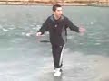 Gleb falling through ice!! Gleb falling through ice!!