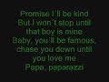 Here are the Lyrics of the song Paparazzi of Lady Gaga ! Have Fun ! Hier ist der Offizielle Songtext von Lady Gaga mit ihrem Song Paparazzi ! Viel Spaß Beim Singen !