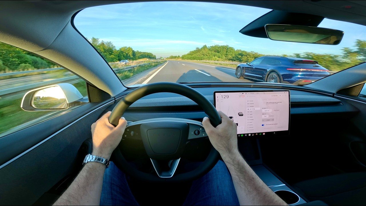 TESLA MODEL 3 Standard RWD 2026 (Europe) - POV test drive (COUNTRY ROADS & highway)