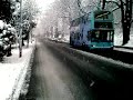 Cycling to Muswell Hill in the snow.
