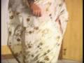 Cream Faux Georgette Saree with Blouse
