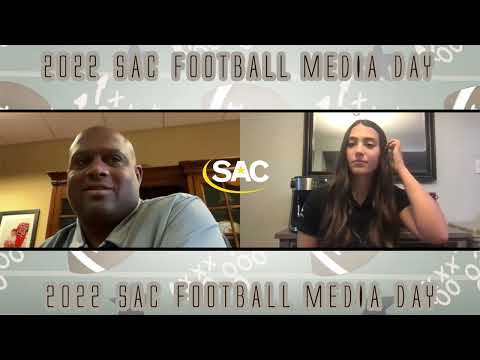 2022 SAC Football Media Day | Mike Clowney (Carson-Newman) thumbnail