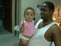 Micah dancing salsa with her papi.....