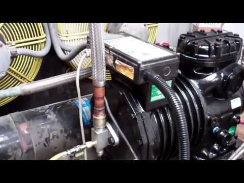 how to install a c compressor oil