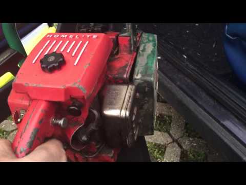 how to adjust carburetor on homelite xl chainsaw