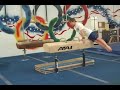crazy gymnastics and trampoline with parkour, free running