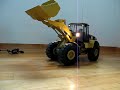 RC wedico hydraulic wheel loader sound