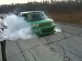 Scion xb supercharged burnout valleyfield part 1/3