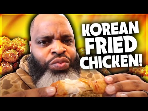 BLACK MAN Tries KOREAN Fried Chicken for the FIRST TIME