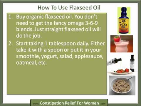 how to use castor oil for constipation relief
