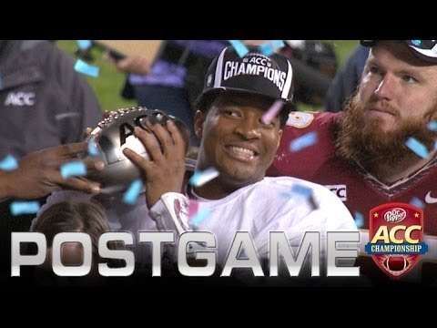 FSU QB Jameis Winston ACC Championship Postgame