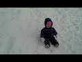 The sledding hill in Frazee, MInn.