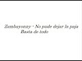 Zambayonny - No pude dejar la paja