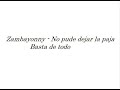 Zambayonny - No pude dejar la paja