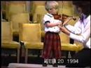 Andrew Fulks plays the violin