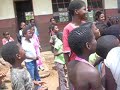 sponge balls in a South African village school sponge balls in a South African village school