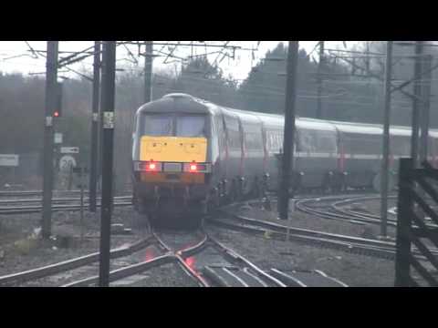 67005 and 67006 on the Royal train at Darlington - plus others