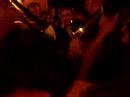 Recorded on thursday, August 9th 2007 at 22:48, at the trumpeter monument of Guča. Clearly visible are Sandro, Johannes, Dave, a glimpse of Derf, and Chuketti's hat.