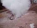 red spouter fumarole in Yellowstone