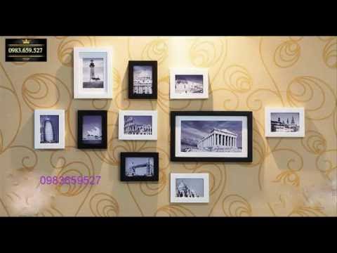  Trang trí phòng khách với những khung ảnh treo tường cao cấp