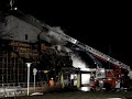 Brand in der Dreifachturnhalle in Marktoberdorf Brand in der Dreifachturnhalle in Marktoberdorf