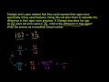Subtracting Mixed Numbers Word Problem Video Tutorial